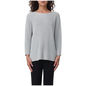 Fabiana Filippi, Dames, Truien, Grijs, Maat: S Viscose,