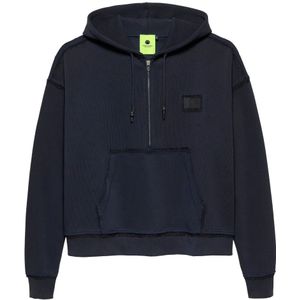 New Amsterdam Surf Association, Heren, Sweatshirts & Hoodies, Blauw, Maat: L Katoen,