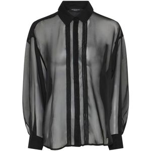 Bruuns Bazaar, Dames, Blouses & Shirts, Zwart, Maat: XS