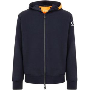 Suns, Heren, Sweatshirts & Hoodies, Blauw, Maat: S Katoen,