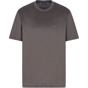 Emporio Armani, Heren, Tops, Grijs, Maat: XL Katoen,