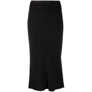 Rick Owens, Dames, Rokken, Zwart, Maat: 2XS