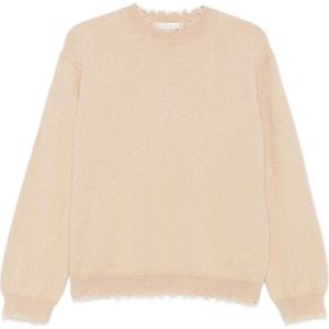 Antonelli Firenze, Dames, Truien, Beige, Maat: M Kasjmier,