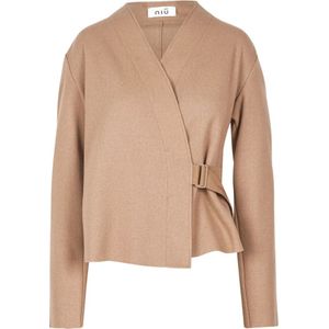 Niu, Dames, Jassen, Bruin, Maat: XS Zijde,