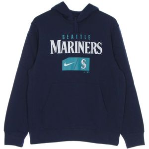 Nike, Heren, Sweatshirts & Hoodies, Blauw, Maat: XL Katoen,