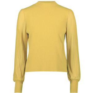 zero - Trui - Geel - Aansluitende Pasvorm - Lange Mouw