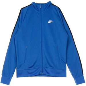 Nike, Heren, Sweatshirts & Hoodies, Blauw, Maat: XL Poliester,