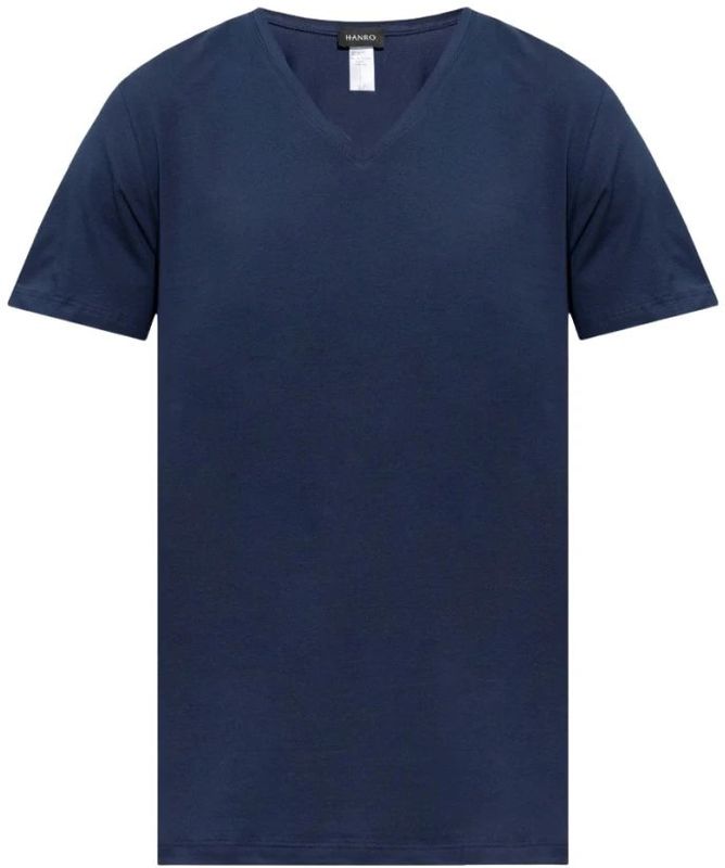 Hanro - Superior - Onderhemd - Nachtblauw - V-hals
