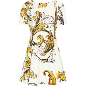 Versace Jeans Couture, Dames, Jurken, Veelkleurig, Maat: 2XS