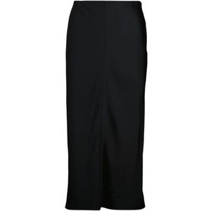 Ami Paris, Dames, Rokken, Zwart, Maat: XS Viscose,