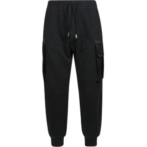 Dsquared2, Heren, Broeken, Zwart, Maat: L Katoen,