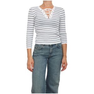 Marella, Dames, Tops, Veelkleurig, Maat: XL Wol,