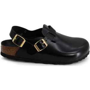Birkenstock, Dames, Schoenen, Zwart, Maat: 37 EU Leer,