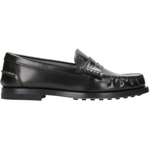 Tod's, Dames, Schoenen, Zwart, Maat: 35 1/2 EU Leer,