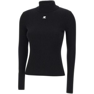 Courrèges - Truien - Zwart - Viscose