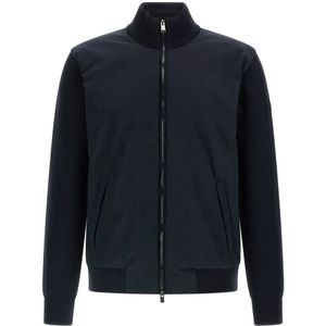 Hugo, Heren, Jassen, Blauw, Maat: XL Katoen,