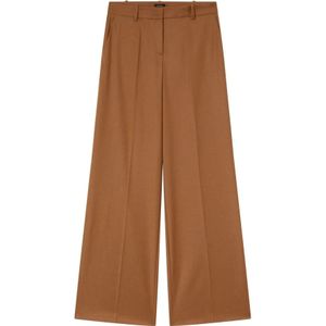 Pinko, Dames, Broeken, Bruin, Maat: 2XS Wol,