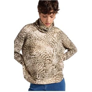 Elena Mirò, Dames, Truien, Veelkleurig, Maat: S Wol,