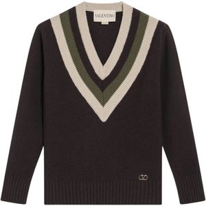 Valentino Garavani, Dames, Truien, Bruin, Maat: M Wol,