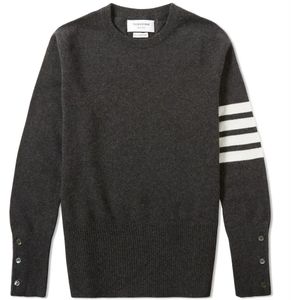 Thom Browne, Heren, Truien, Grijs, Maat: L