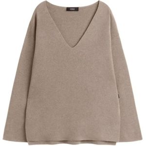 Ecoalf - Begonia Knit - Vesten - Beige - Wol en Tencel Lyocell
