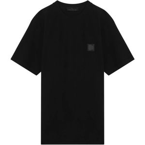 Stone Island, Heren, Tops, Zwart, Maat: S Katoen,