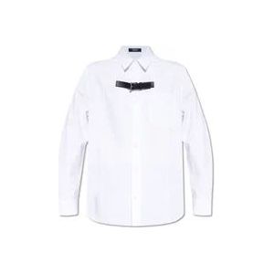 Versace Riemshirt , White , Heren , Maat: S