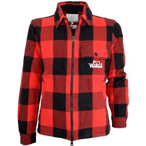Woolrich, Heren, Jassen, Rood, Maat: M Katoen,