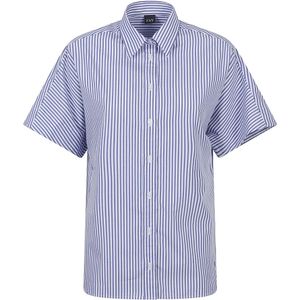 Fay, Dames, Blouses & Shirts, Blauw, Maat: L Katoen,