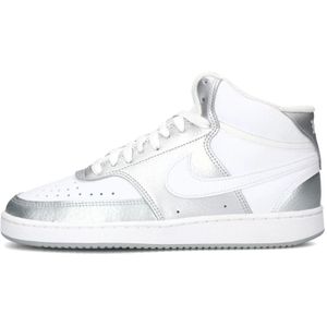 Nike Witte Leren Hoge Sneakers , White , Dames , Maat: 40 EU