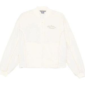 New Balance, Dames, Jassen, Wit, Maat: S Nylon,