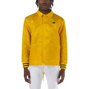 New Balance, Heren, Jassen, Geel, Maat: M Synthetisch,