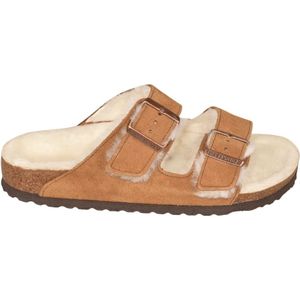 Birkenstock, Heren, Schoenen, Bruin, Maat: 46 EU Taf,