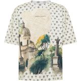 Carlo Colucci - Torn Pages - Oversize T-Shirt - Veelkleurig - Katoen