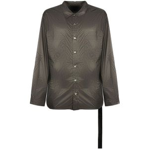 Rick Owens, Heren, Jassen, Bruin, Maat: 2XL Katoen,