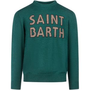 MC2 Saint Barth, Heren, Truien, Groen, Maat: XL Wol,