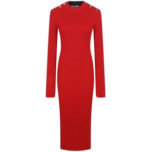 Max Mara, Dames, Jurken, Rood, Maat: XS Wol,