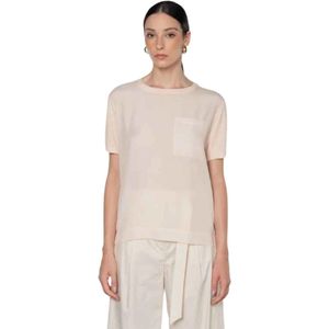 Kaos, Dames, Tops, Wit, Maat: M Zijde,