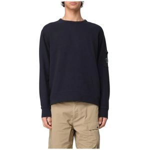 C.p. Company, Heren, Sweatshirts & Hoodies, Blauw, Maat: L