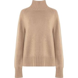 Max Mara, Dames, Truien, Bruin, Maat: S Wol,