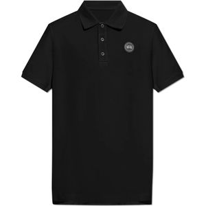 Canada Goose, Heren, Tops, Zwart, Maat: L Katoen,