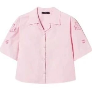 Twinset, Dames, Blouses & Shirts, Roze, Maat: M
