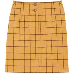 Ines de la Fressange Paris, Dames, Rokken, Geel, Maat: XS Wol,