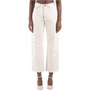 Maison Margiela, Dames, Jeans, Wit, Maat: W25 Katoen,