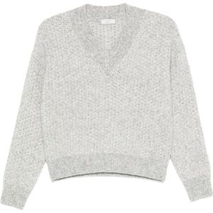 Peserico, Dames, Truien, Grijs, Maat: XL