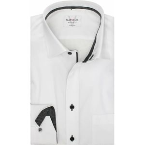 Marvelis, Heren, Overhemden, Wit, Maat: 6XL