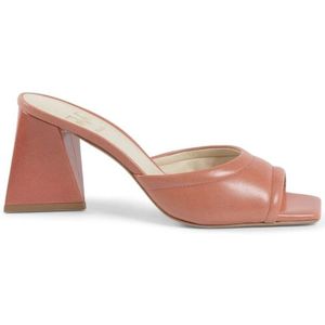 19v69 Italia, Dames, Schoenen, Oranje, Maat: 38 EU Leer,