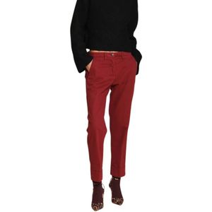 Mason's, Dames, Broeken, Rood, Maat: 3XS Katoen,
