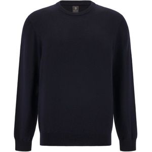 Boggi Milano, Heren, Truien, Blauw, Maat: S Wol,