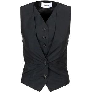 Mauro Grifoni, Dames, Jassen, Zwart, Maat: XS Katoen,
